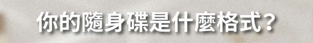 常見格式系統