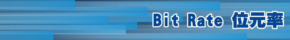Bit Rate 位元率